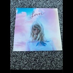Taylor Swift Lover Vinyl - Pastel Pink and Sky Blue